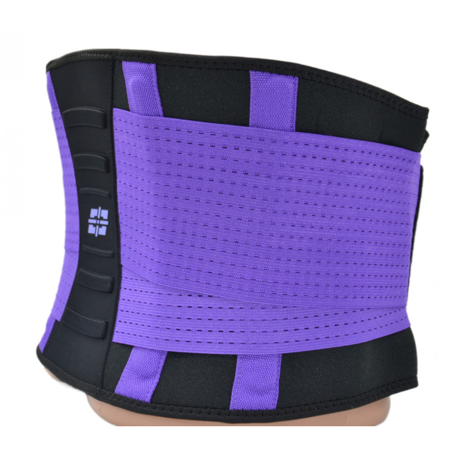 Пояс-корсет для підтримки спини Power System PS-6031 Waist Shaper Purple L/XL