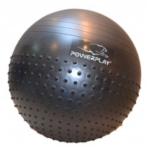 М'яч для фітнесу (фітбол) напівмасажний PowerPlay 4003 Ø75 cm Gymball Темно-сірий + помпа М'яч для фітнесу (фітбол) напівмасажний PowerPlay 4003 Ø75 cm Gymball Темно-сірий + помпа