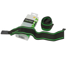 Бинты для запястья (кистевые бинты) MadMax MFA-298 Wrist Wraps 18" Black/Green (пара), Длина 45 см, Ширина 8 см, Хлопок, Эластан, Черно-зеленый