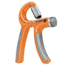 Эспандер кистевой Power System PS-4021 с регулируемой нагрузкой 10-40 кг, Power Hand Grip Orange, Оранжевый