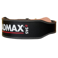 Пояс для тяжелой атлетики MadMax MFB-245 Full leather, кожа, XL, черный