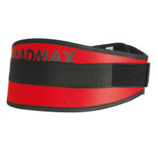 Пояс для тяжелой атлетики MadMax MFB-421 Simply the Best неопреновый Red, Размер M, Нейлон, Лайкра, Красный
