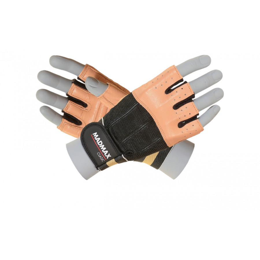 Рукавички для фітнесу MadMax MFG-248 Clasic Brown M