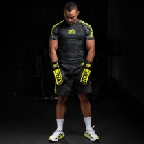 Боксерські рукавиці Phantom APEX Elastic Neon Black/Yellow 16 унцій