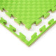 Мат-татамі (Мат-пазл ластівчин хвіст) WCG EVA 100х100х2 cm Жовто-зелений