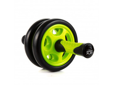 Колесо для преса подвійне PowerPlay 4327 Dual-Core Ab Wheel Чорно-червоне