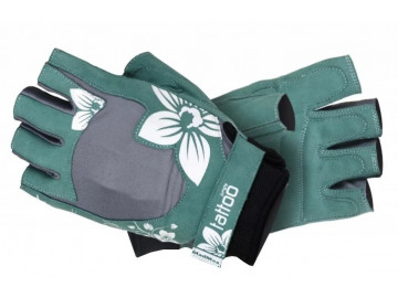 Рукавички для фітнесу MadMax MFG-710 Jungle Green/Cream L
