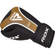Боксерські рукавиці RDX AURA PLUS T-17 Black Golden 16 унцій 