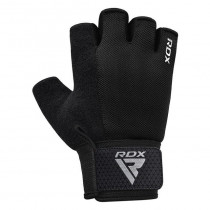Рукавички для фітнесу RDX W1 Half Black Plus XL Рукавички для фітнесу RDX W1 Half Black Plus XL