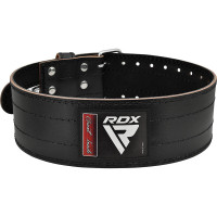 Ремень для пауэрлифтинга RDX RD1 кожаный черный M