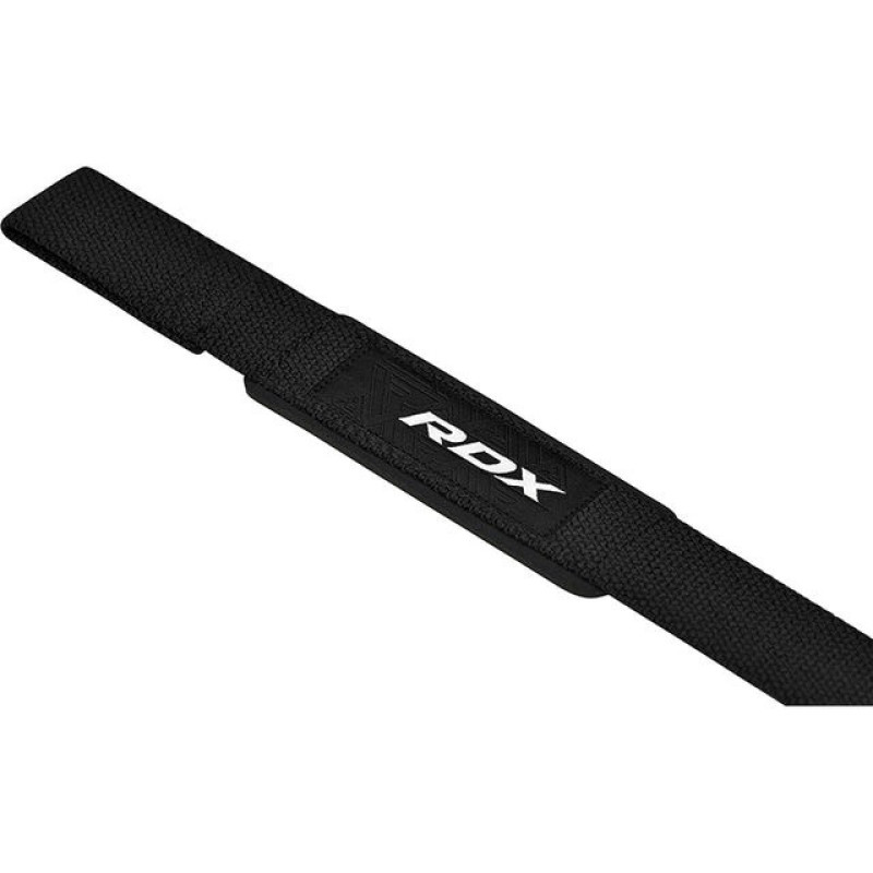 Лямки для тяги RDX W1 Gym Single Strap Black Plus, Длина 60 см, Ширина 4 см, Хлопок, Эластан, Черный