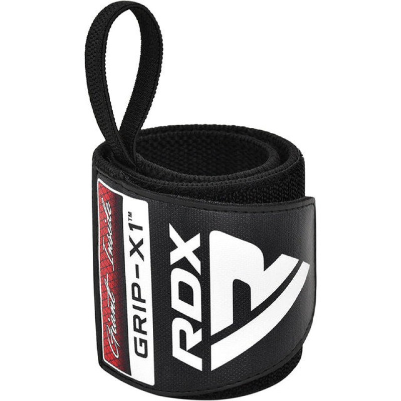 Бинты для запястий (кистевые бинты) RDX W3 Gym Wrist Wraps Full Black, Комплектация: пара (2 бинта), Хлопок, Черный
