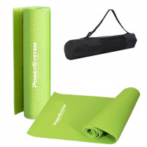 Килимок для йоги та фітнесу Power System PS-4014 PVC Fitness-Yoga Mat Green (173x61x0.6) Килимок для йоги та фітнесу Power System PS-4014 PVC Fitness-Yoga Mat Green (173x61x0.6)