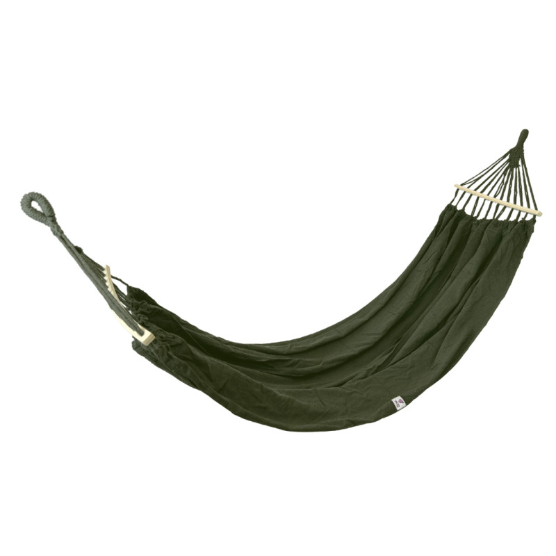 Двомісний гамак з планкою Hygge хакі XXL 200х150 WCG