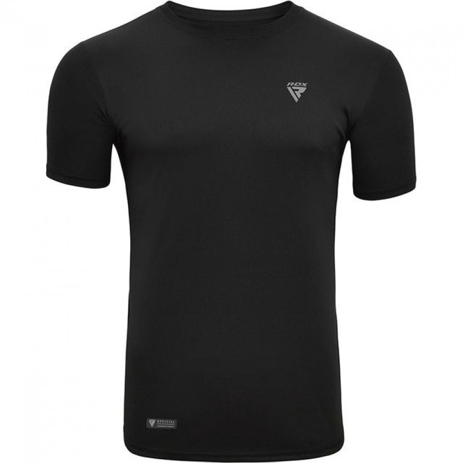 Спортивна футболка RDX T2 з короткими рукавами M Black