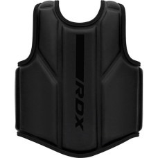 Защитный жилет тренера RDX F6M Kara Coach Chest Protector, Размер L/XL, Искусственная кожа Kalix Skin Maya Hide Leather, Чёрний