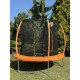 Батут WCG 245 см с внутренней защитной сеткой и LED подсветкой 8FT