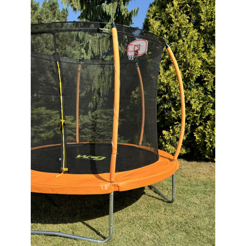 Батут WCG 245 см с внутренней защитной сеткой и LED подсветкой 8FT