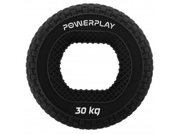 Еспандер кистьовий силіконовий PowerPlay PP-4333 Hand Grip Hard 30 кг. Чорний