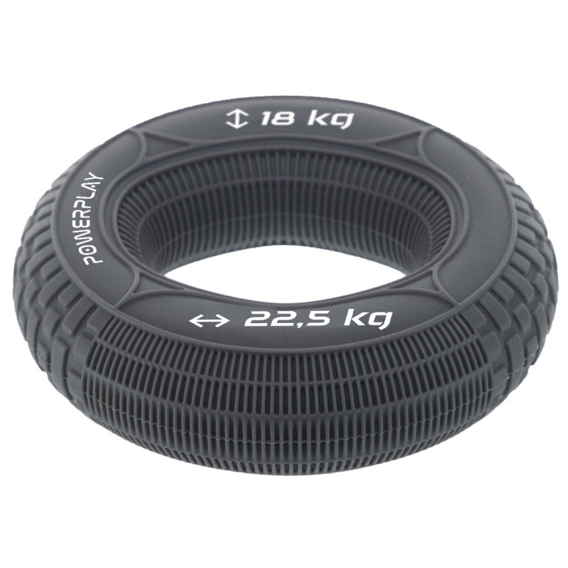 Еспандер кистьовий силіконовий PowerPlay PP-4330 Hand Grip Loops Medium 18-22,5 кг. Сірий