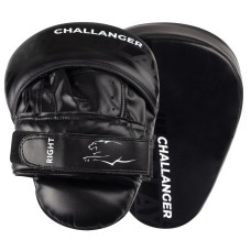 Лапи боксерские PowerPlay 3041 Черные PU [пара]