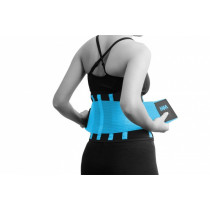 Пояс компресійний MadMax MFA-277 Slimming belt Black/turquoise L Пояс компресійний MadMax MFA-277 Slimming belt Black/turquoise L