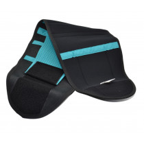 Пояс компресійний MadMax MFA-277 Slimming belt Black/turquoise L Пояс компресійний MadMax MFA-277 Slimming belt Black/turquoise L