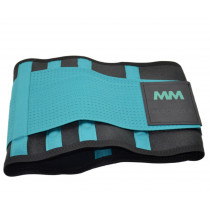 Пояс компресійний MadMax MFA-277 Slimming belt Black/turquoise L Пояс компресійний MadMax MFA-277 Slimming belt Black/turquoise L