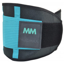 Пояс компресійний MadMax MFA-277 Slimming belt Black/turquoise L Пояс компресійний MadMax MFA-277 Slimming belt Black/turquoise L