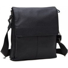 Сумка мужская из натуральной кожи Tiding Bag черная