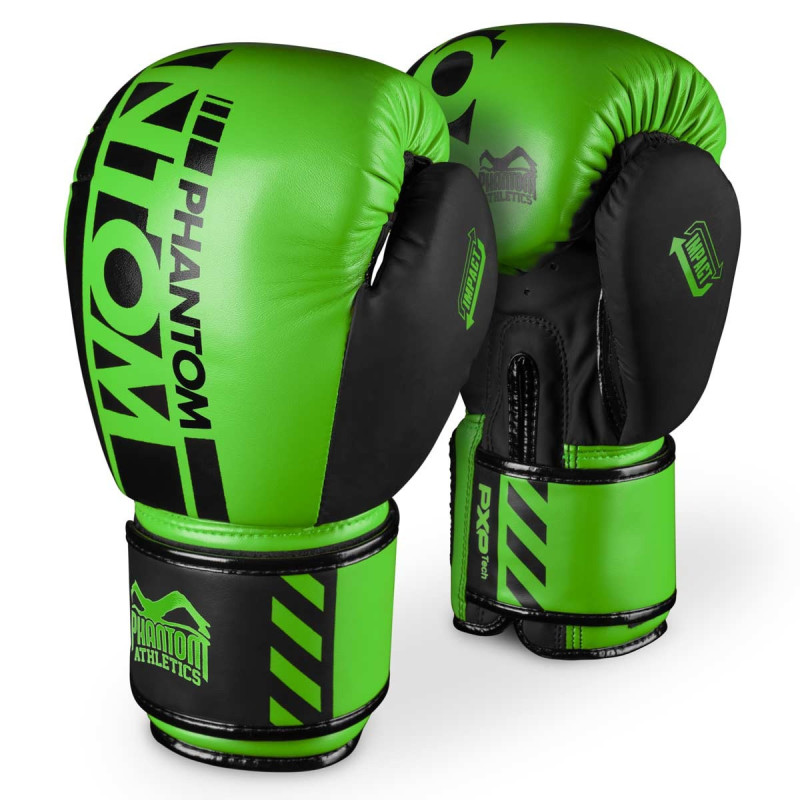Боксерські рукавиці Phantom APEX Neon Green 10 унцій (капа )