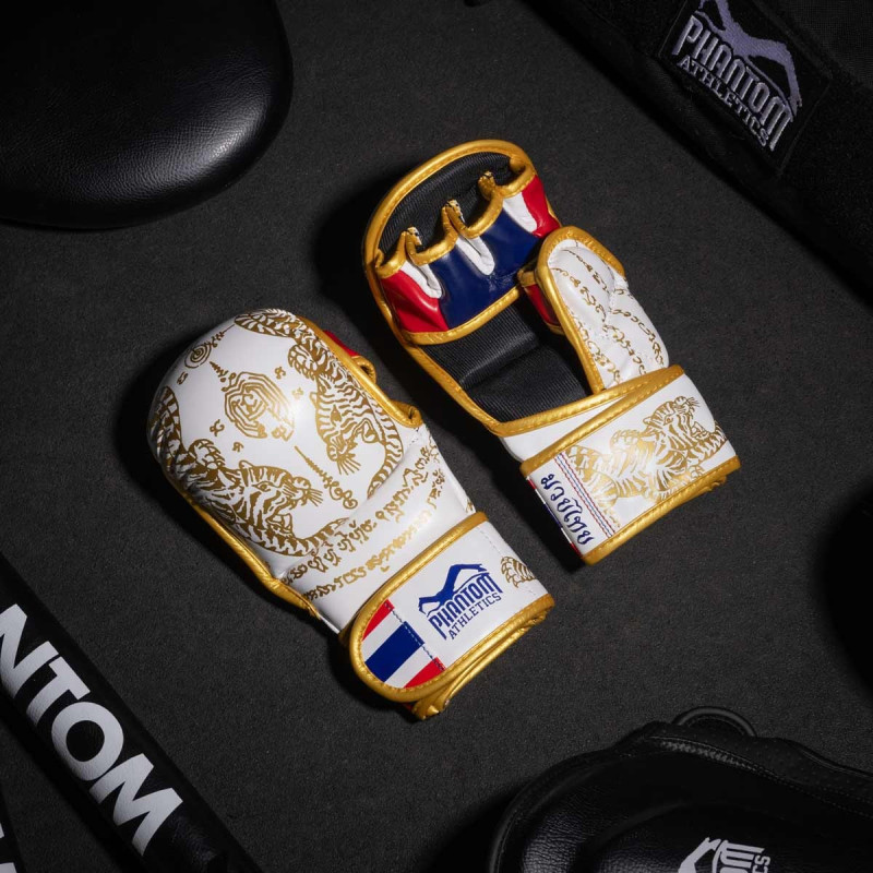 Рукавиці для ММА Phantom Muay Thai White Gold S/M