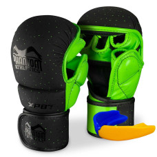 Перчатки для ММА Phantom Galaxy Black S/M (капа в подарок)