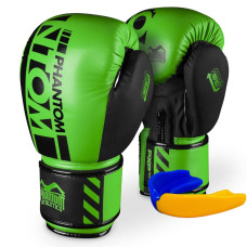 Перчатки для бокса Phantom APEX Neon Green 10 унций (накладка )