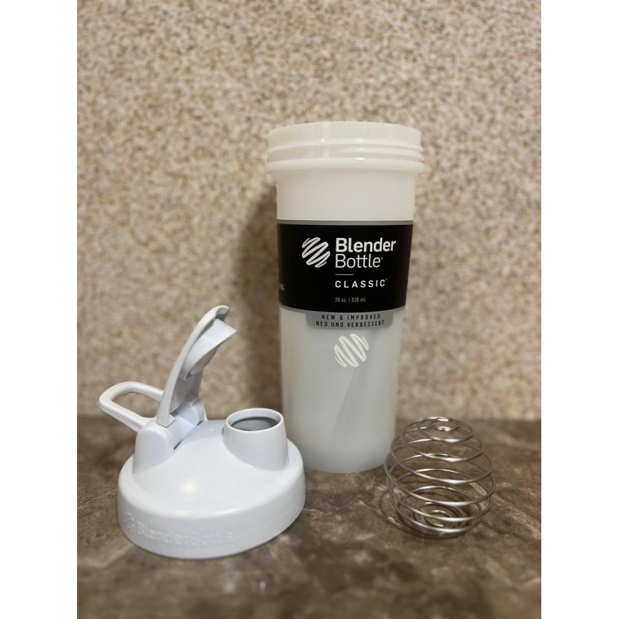 Шейкер спортивний BlenderBottle Classic Loop PRO 28oz/820ml White (500483)