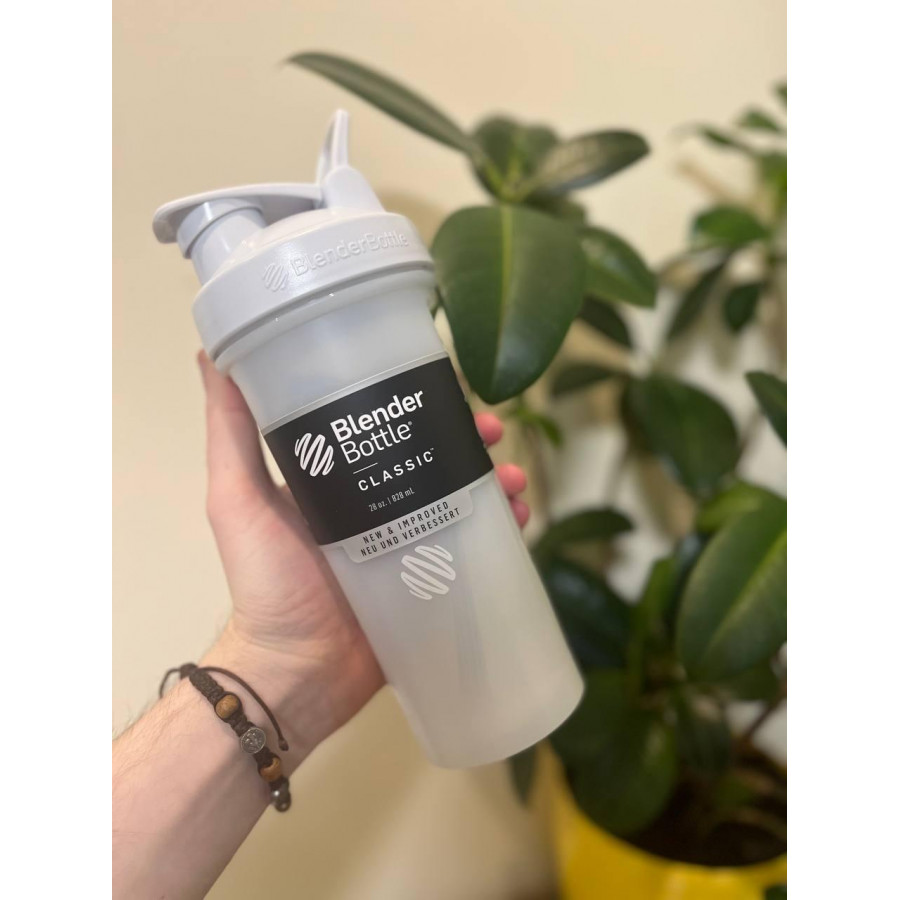 Шейкер спортивний BlenderBottle Classic Loop PRO 28oz/820ml White (500483)