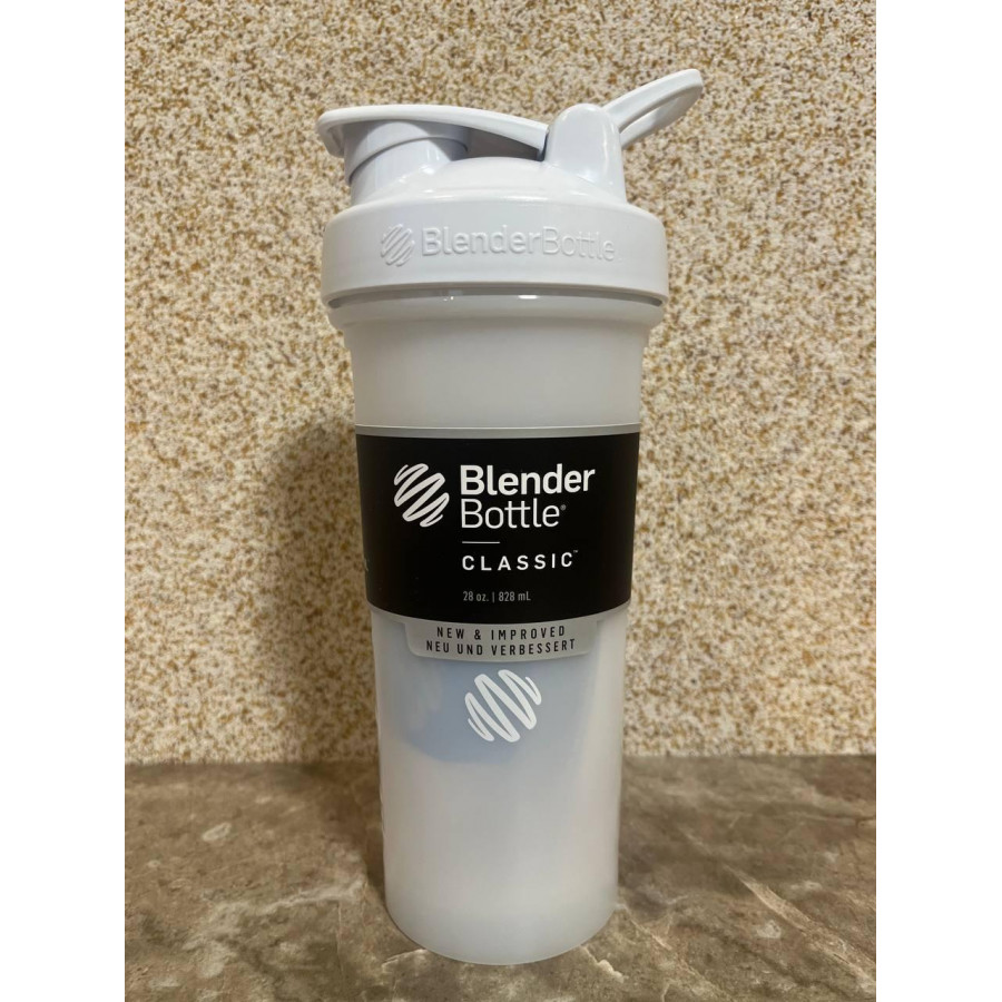 Шейкер спортивний BlenderBottle Classic Loop PRO 28oz/820ml White (500483)