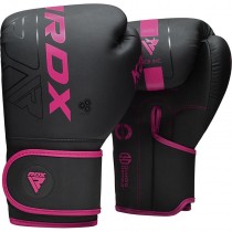 Боксерські рукавиці RDX F6 MATTE PINK-12OZ (капа в комплекті)