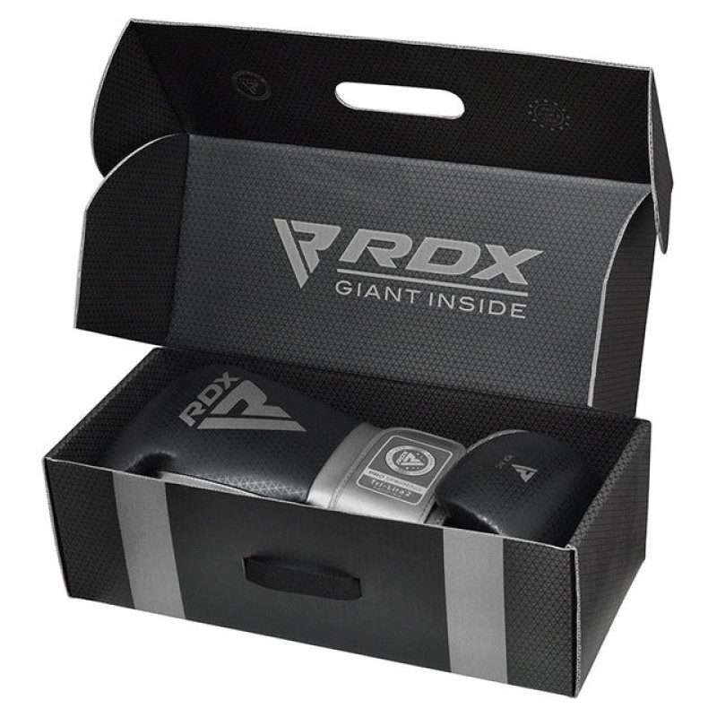 Боксерські рукавиці RDX MARK PRO SPARRING TRI LIRA 2 SILVER-12 унцій 