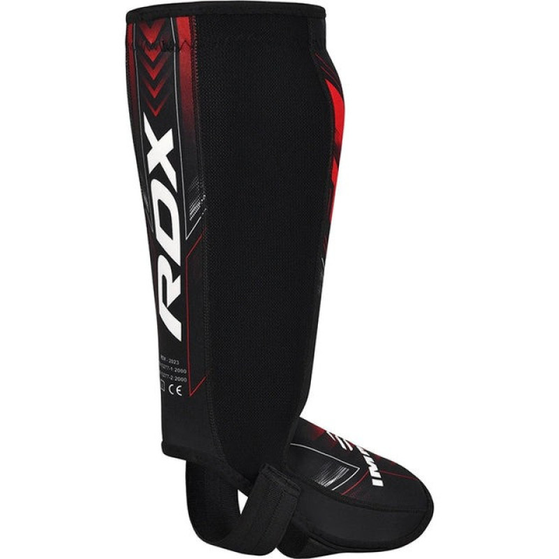 Захист для гомілок та стоп RDX NEOPRENE SHIN INSTEP IMMAF-1-RED-M