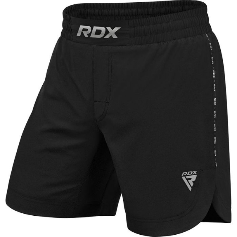 Шорти для MMA RDX T15 Black (чоловічі), Розмір S, Поліестер, Спандекс, Чорний, для MMA, боксу, кікбоксингу, греплінгу, муай-тай