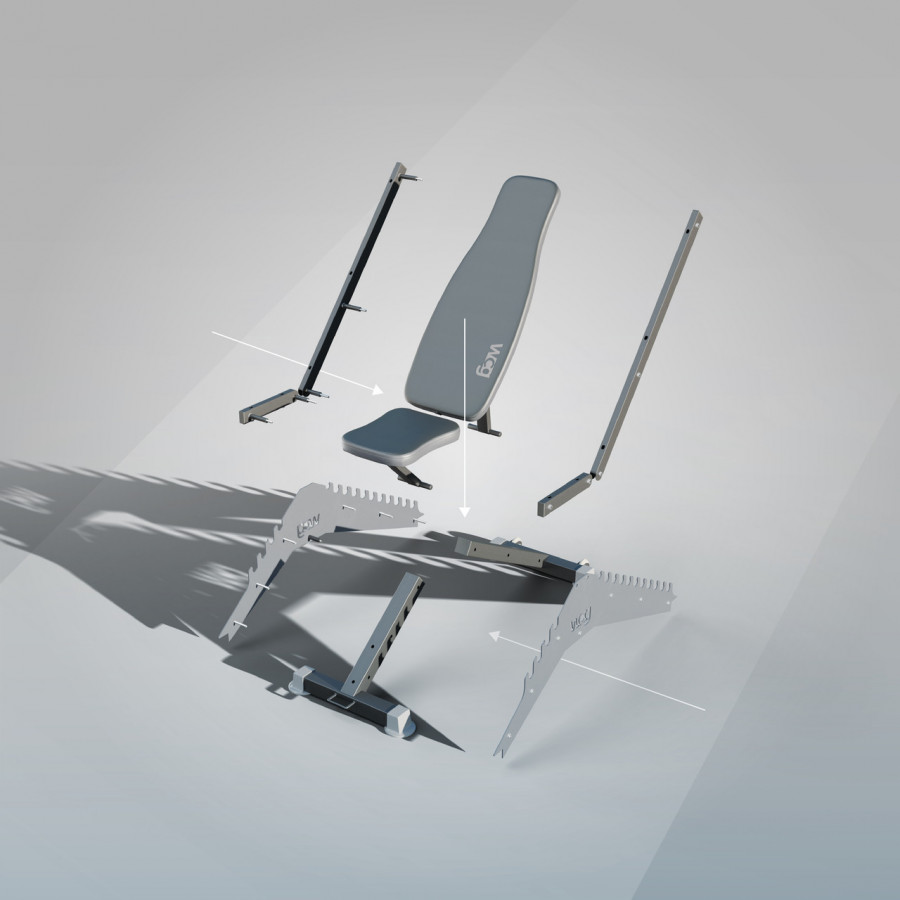 Регулируемая скамья для тренировок WCG Blade