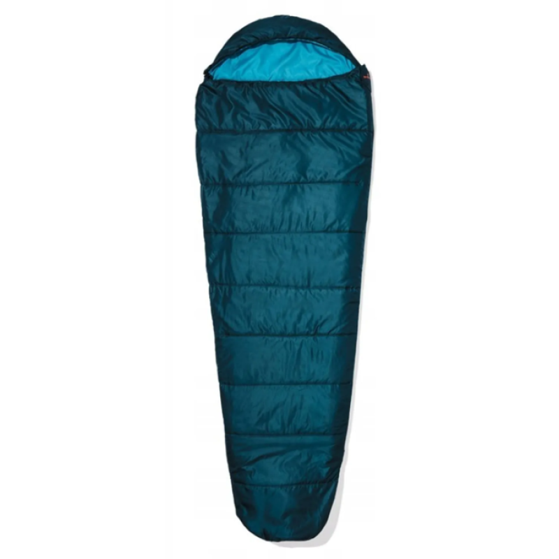 Летний спальный мешок, спальник +13,6C Rocktrail синий с голубым