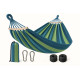 Двомісний гамак з планкою SUMMER Зелений XXL 200х150 WCG
