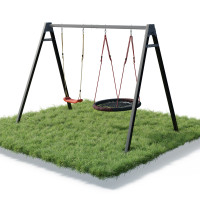 Каркас для детских качелей WCG 2 Elite Play Frame + Качели гнездо Elips + пластиковые качели