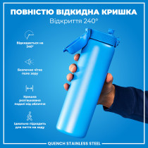 Пляшка для води металева ION8 1200 мл. Stainless Steel , Blue Пляшка для води металева ION8 1200 мл. Stainless Steel , Blue