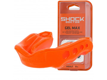 Капа Shock Doctor Gel Max доросла (вік 11+) Orange (art. 6130-OR-AD)