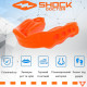 Капа Shock Doctor Gel Max, Взрослая (возраст 11+) Orange, Посадка: формируется под прикус, Термополимер, Оранжевый