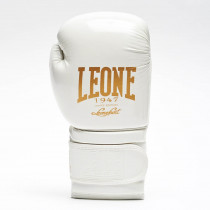 Боксерські рукавиці Leone GN059W White/Gold 16 унцій (капу в комплекті) Боксерські рукавиці Leone GN059W White/Gold 16 унцій (капу в комплекті)