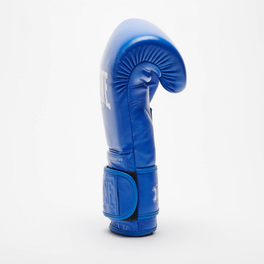 Боксерські рукавиці Leone GN111 THE GREATEST Blue 16 унцій (бинти 4 м. в комплекті)